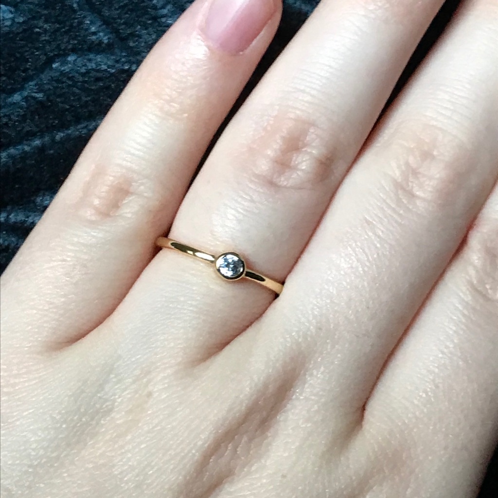 Yellow Gold Stackable Ring